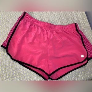 VSX Victoria’s Secret pink athletic lined shorts Large
